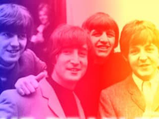Beatles in Regenbogenfarben