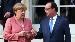 Merkel und Hollande am NATO-Gipfel