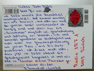 Postkarte von D. Tomaschett aus Cumbel