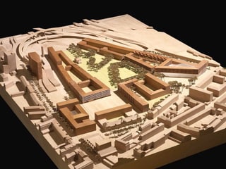 Maquette des Erlenmattquartiers 