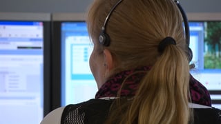 Frau im Callcenter Frau im Callcenter