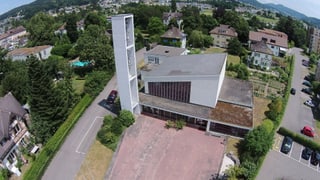 Die Kirche von Turgi von oben. Die Kirche von Turgi von oben.