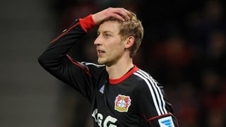Leverkusens Stefan Kiessling nach der Niederlage gegen Frankfurt.