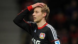 Leverkusens Stefan Kiessling nach der Niederlage gegen Frankfurt.