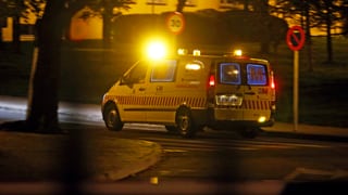 Eine Ambulanz brachte den Nigerianer in die Quarantäne-Station eines Spital