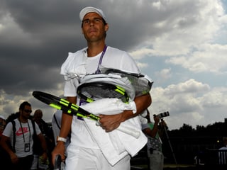 Fragezeichen bei Rafael Nadal. 