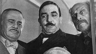 Martin Balsam, Albert Finney und George Coulouris in «Mord im Orientexpress» (1974). Martin Balsam, Albert Finney und George Coulouris in «Mord im Orientexpress» (1974).