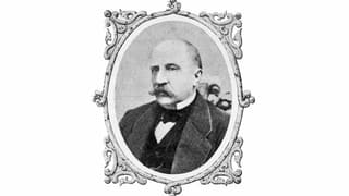 old portrait of a men with a mustache