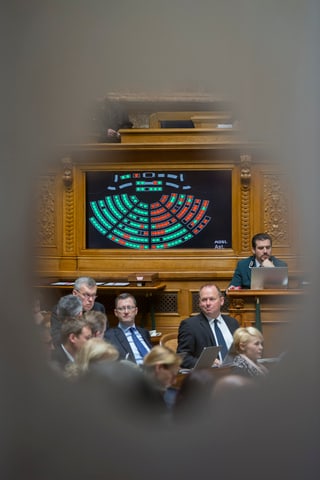 Auch auf SRF News: Detaillierte Abstimmungsresultate während Sessionen. Auch auf SRF News: Detaillierte Abstimmungsresultate während Sessionen.