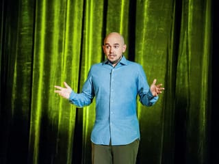 Renato auf der Bühne.