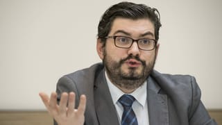 Der Präsident der Waadtländer SVP, Kevin Grangier. Der Präsident der Waadtländer SVP, Kevin Grangier.