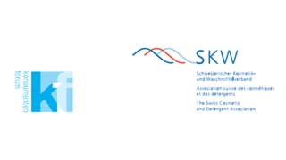 Logos des Konsumentenforums und des Kosmetik- und Waschmittelverbandes. Logos des Konsumentenforums und des Kosmetik- und Waschmittelverbandes.