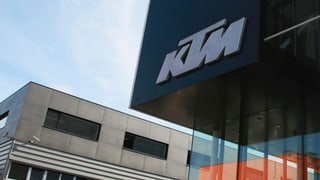 Das Logo von KTM. 
