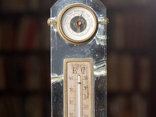 Tischbarometer von Thomas Mann.
