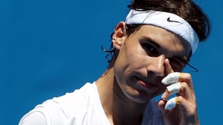 Rafael Nadal verletzte sich im Training. 