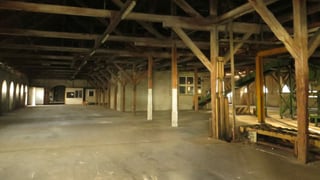 Lagerraum in der ehemaligen chemischen Fabrik in Uetikon