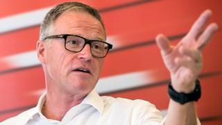 Andreas Meyer spricht an einer Medienkonferenz