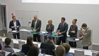 Podiumsgespräch mit den Ständeratskandidatinnen und Kandidaten. 