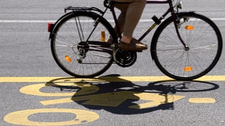 Velo auf einem Veloweg