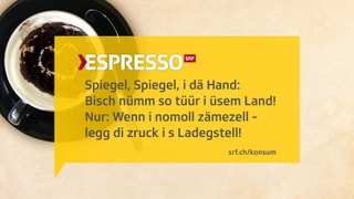 Vierzeiliger Kafisatz.