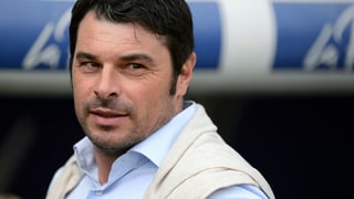Trainer Sforza beim Spiel am 30. März 2014 gegen Servette. Trainer Sforza beim Spiel am 30. März 2014 gegen Servette.