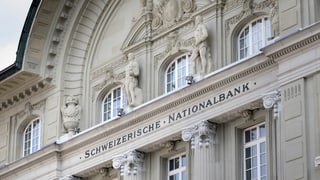 Fassade der Schweizerischen Nationalbank.