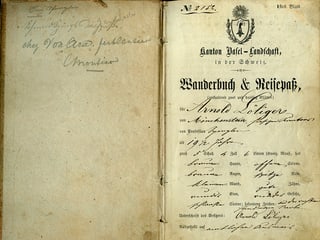 Wanderbuch von Arnold Loeliger.