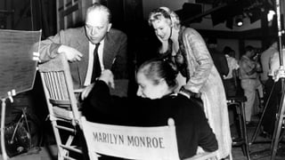 Marilyn Monroe mit ihrer Schauspieltrainerin Paula Strasberg.