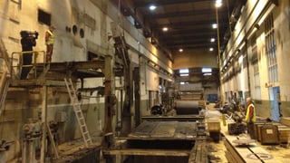 Einblick in die Industriebrache