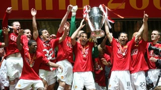 Giggs feiert den Gewinn der Champions League 2008 Giggs feiert den Gewinn der Champions League 2008