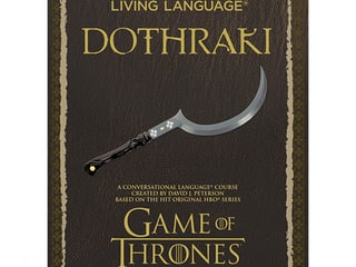 Das Wörterbuch für die fiktive Sprache Dothraki.