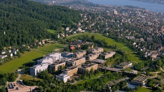 Luftaufnahme vom Campus Irchel der Universität Zürich