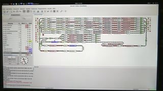 Die ganze Anlage im Überblick: Das digitale Stellwerk. Die ganze Anlage im Überblick: Das digitale Stellwerk.