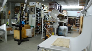 Lagerhaus des Museums. Lagerhaus des Museums.