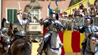 Volle Action: Ritterspiele in Schaffhausen
