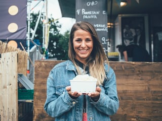 Joana mit Pasta