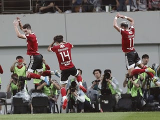 K-League-Spieler jubeln K-League-Spieler jubeln