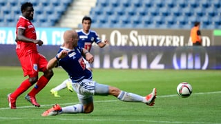 Marco Schneuwly rettet Luzern einen Punkt zum Saisonauftakt.