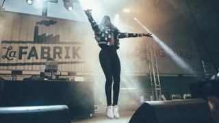 Lady Leshurr am Openair Frauenfeld 2017. Lady Leshurr am Openair Frauenfeld 2017.