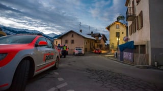 Polizei am Tatort in Daillon im Januar 2013. Polizei am Tatort in Daillon im Januar 2013.