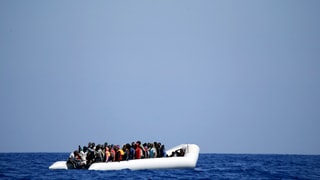 Migranten auf hoher See.