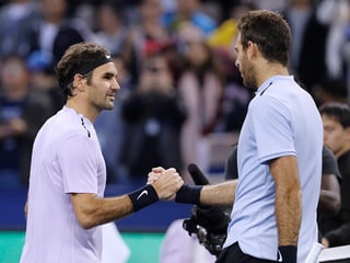 Federer gewann den Basel-Final 2017 gegen Del Potro.