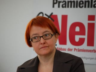 Nathalie Imboden, grüne Berner Grossrätin und Co-Präsidentin des Referendumskomitees gegen den Abbau bei den Prämienverbilligungen.