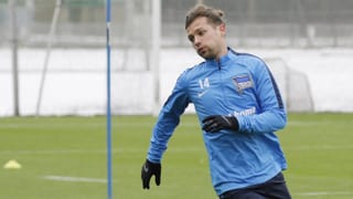 Valentin Stocker trainiert auf dem Hertha-Gelände Valentin Stocker trainiert auf dem Hertha-Gelände