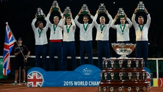 Britisches Davis-Cup-Team.