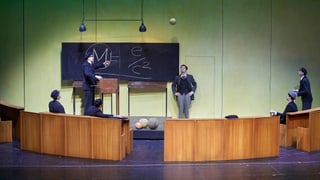 Wissenschaftler im Hörsaal Wissenschaftler im Hörsaal