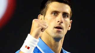 Novak Djokovic ballt die Faust. 