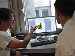 Prof. Alexander Kadner, Leiter der Kinderherzchirurgie am Inselspital Bern und Dr. Philipp Heinisch, Projektleiter, Prof. Alexander Kadner, Leiter der Kinderherzchirurgie am Inselspital Bern und Dr. Philipp Heinisch, Projektleiter,