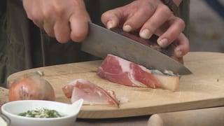 Beleg-Zutaten schneiden