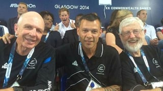Prinz Harry und Sportfunktionär Trevor Shailer